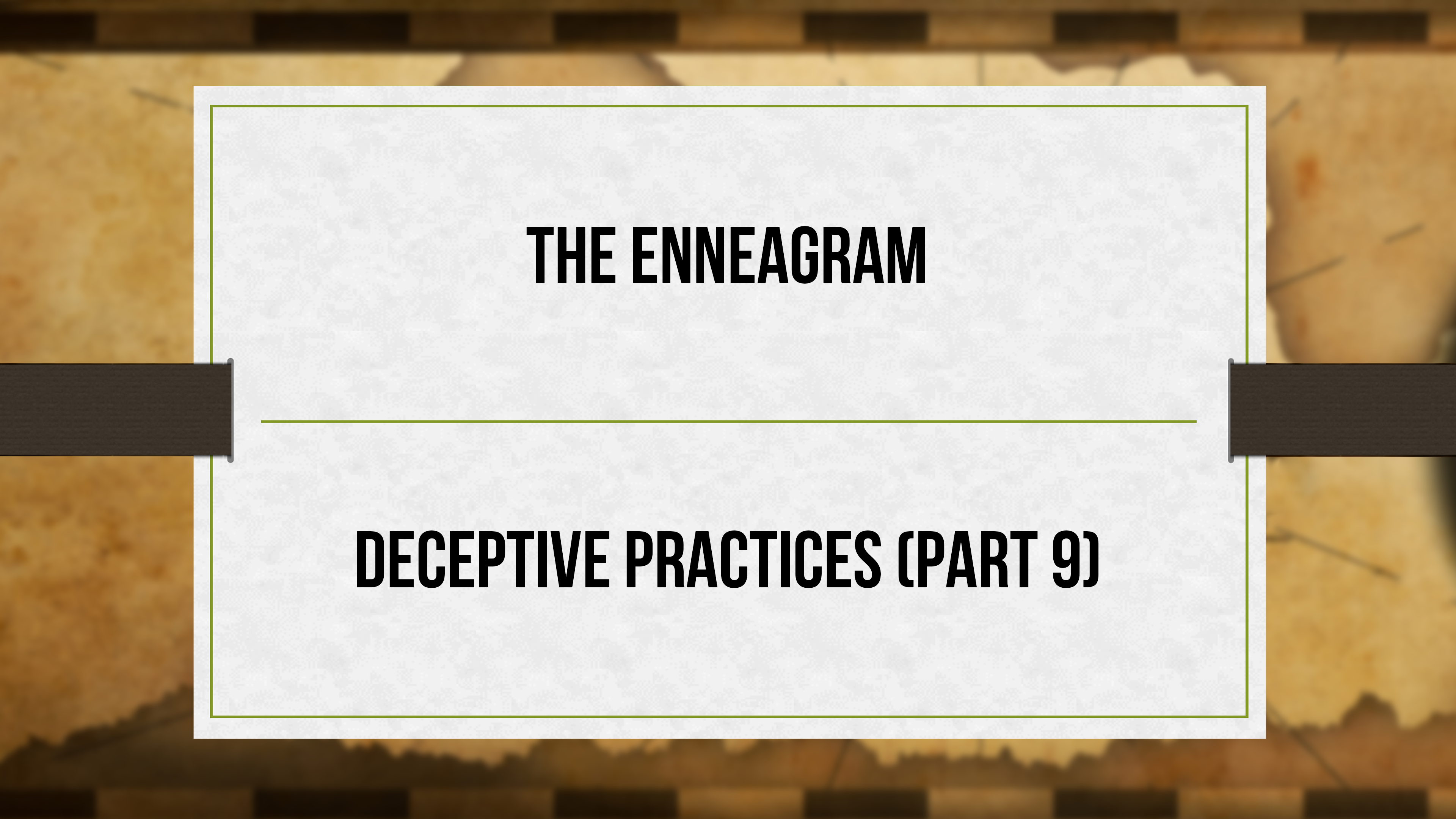 Deceptive Practices - Critical Issues Commentary