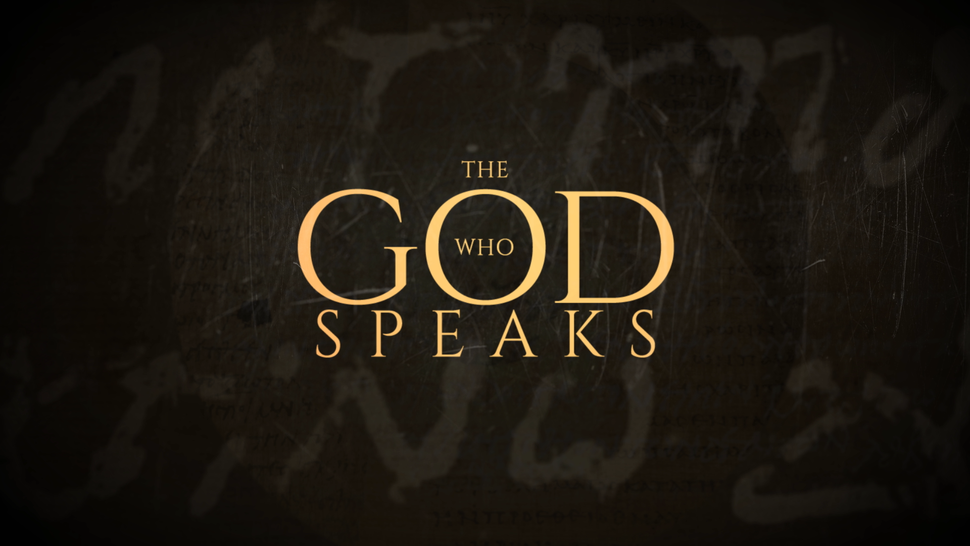 The God Who Speaks - AGTV