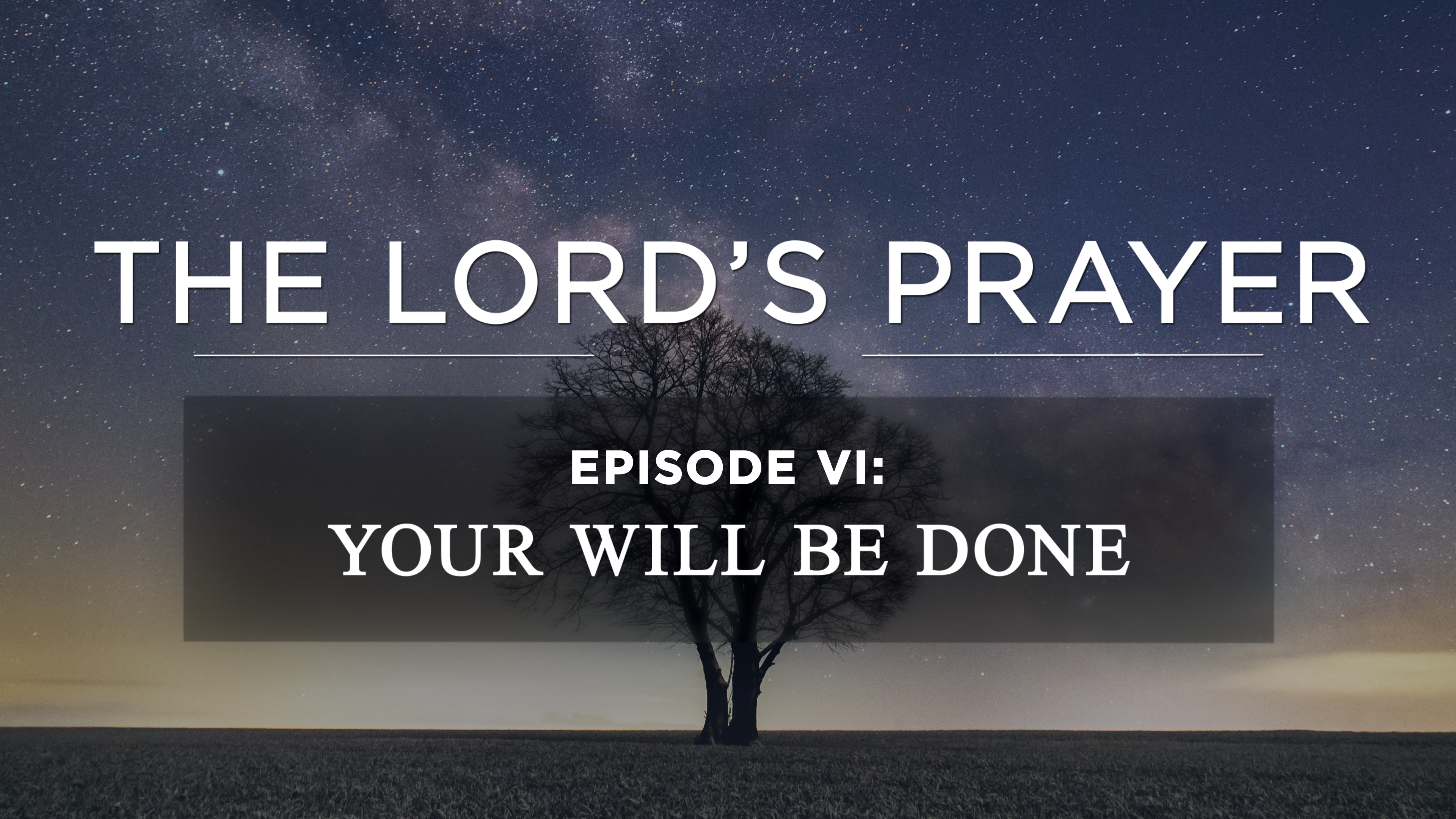 Your Will Be Done - E.6 - AG Sermon Series - Sean DeMars 