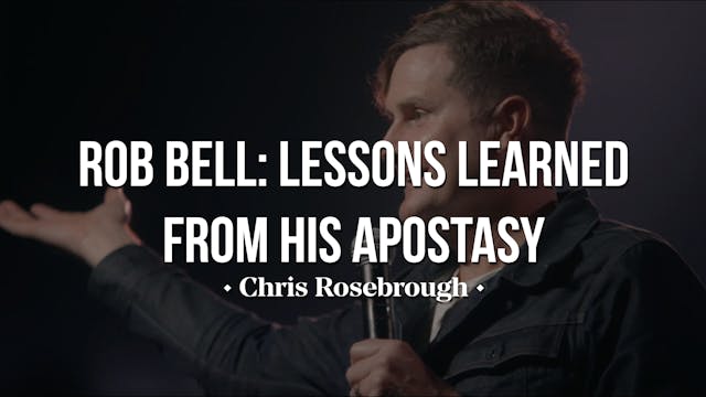 Rob Bell: Lessons Learned from His Ap...