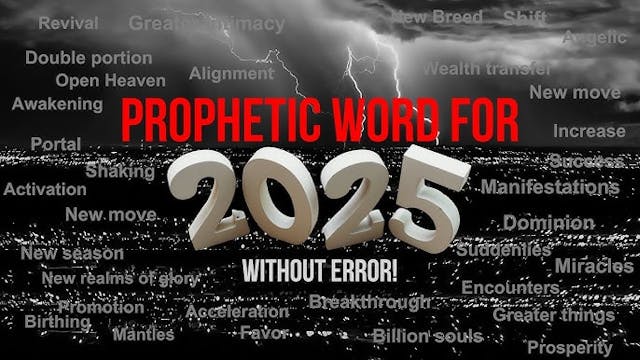 Prophetic Word for 2025 - Famine in t...