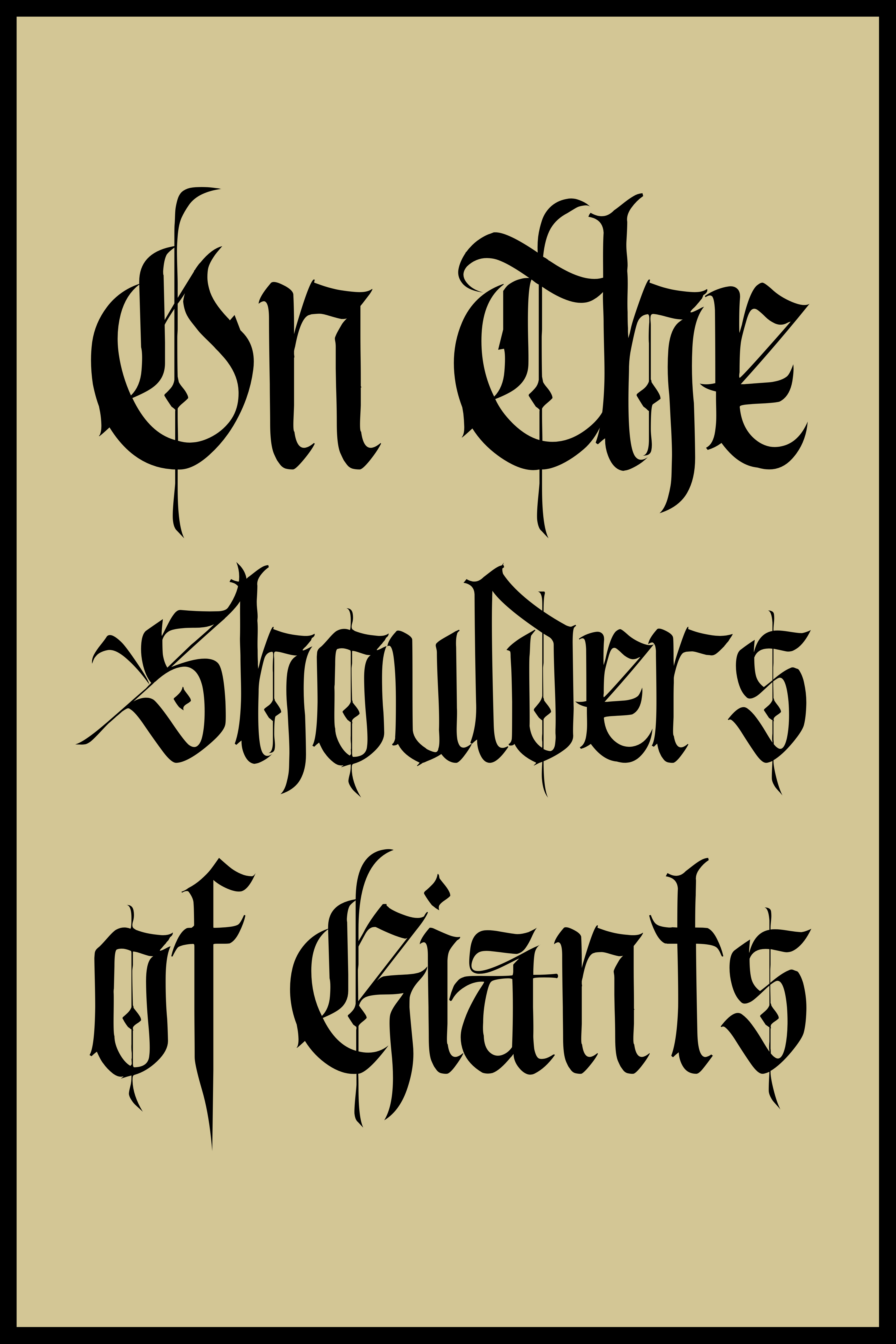 On The Shoulders of Giants - Wretched TV