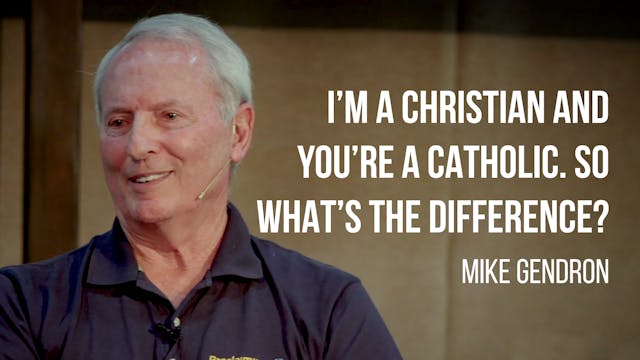 I'm a Christian and You're a Catholic...