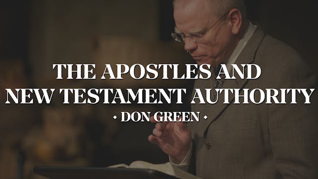 The Apostles and New Testament Author...