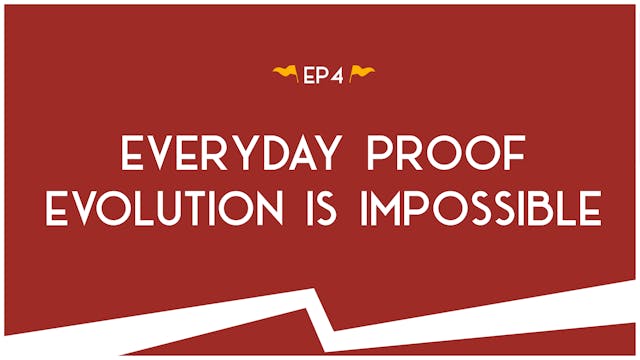 Everyday Proof Evolution is Impossibl...