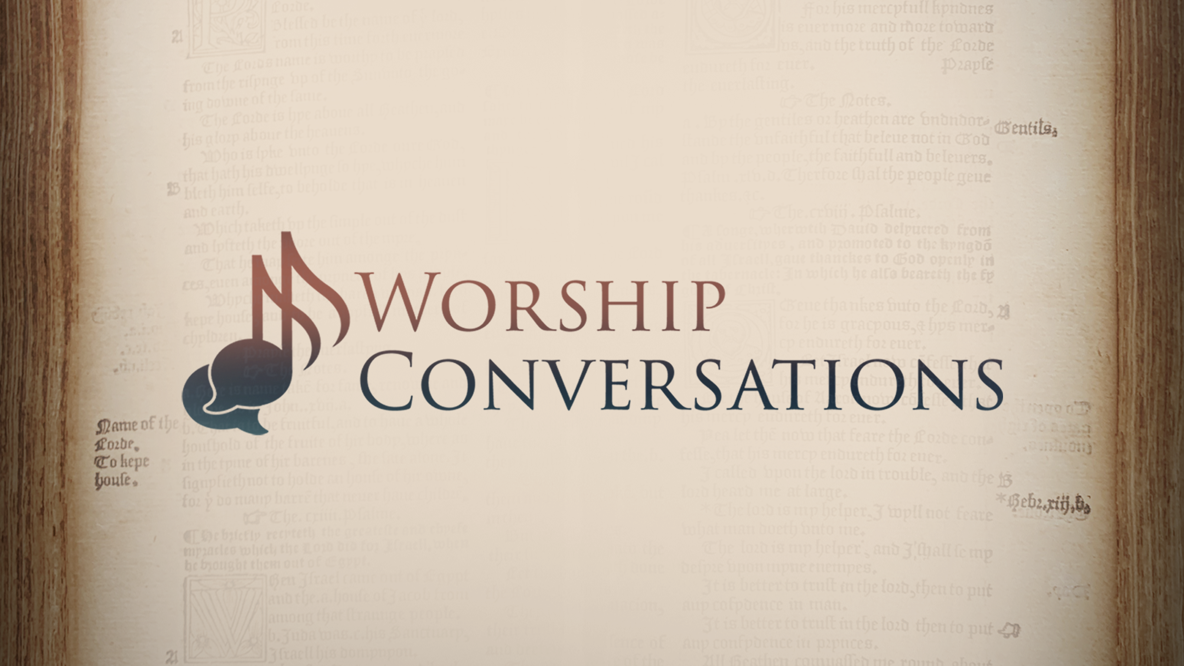 Worship Conversations