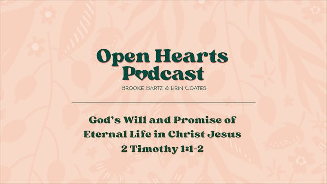 God’s Will & Promise of Eternal Life ...