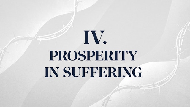 Prosperity in Suffering - Chapter 4: Christ Alone