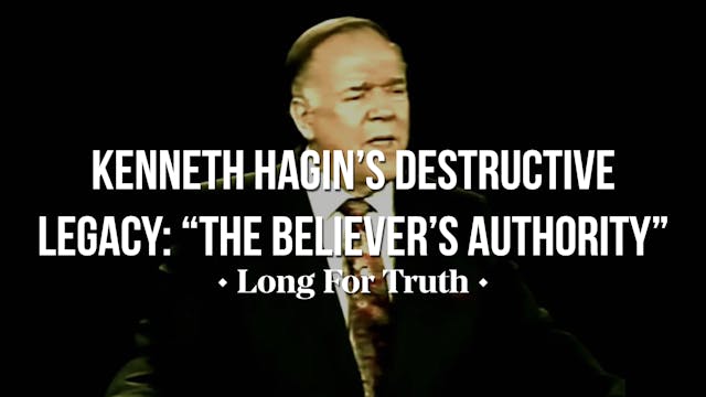 Kenneth Hagin's Destructive Legacy: "...