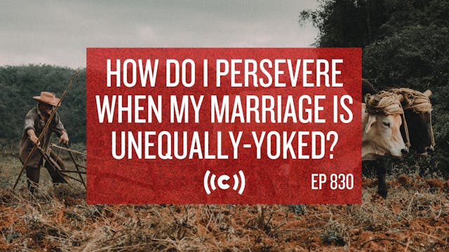 How Do I Persevere When My Marriage i...