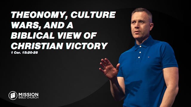 Theonomy, Culture Wars, and a Biblica...