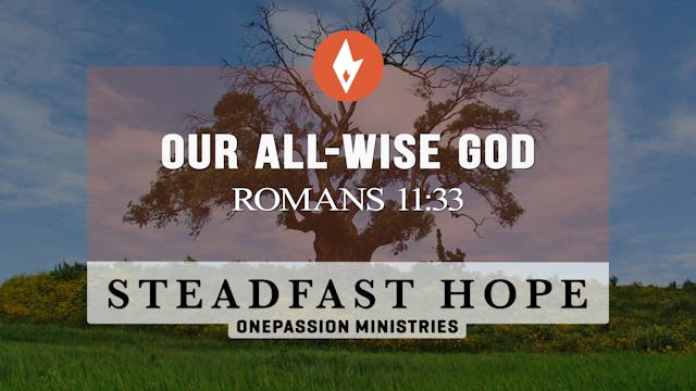 Our All-Wise God - Steadfast Hope - D...