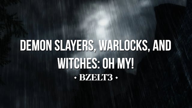 Demon Slayers, Warlocks, and Witches:...