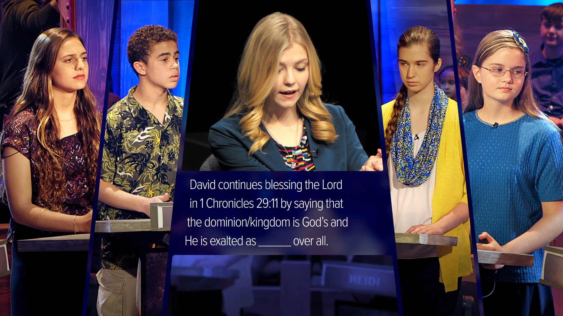 Juniors, 3rd Round - Ep. 13 - National Bible Bee Gameshow