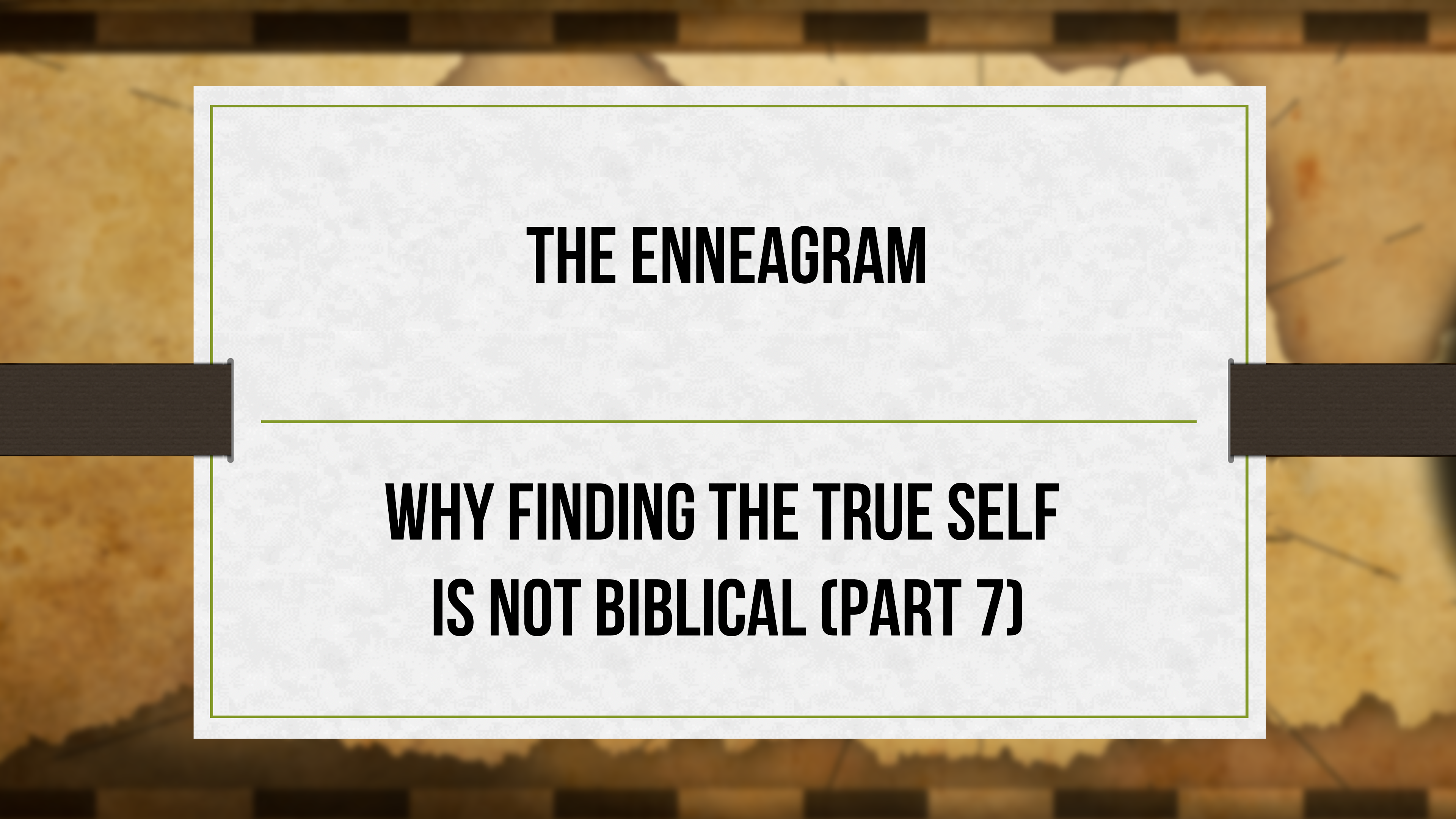 Why Finding the True Self is Not Biblical - Critical Issues Commentary