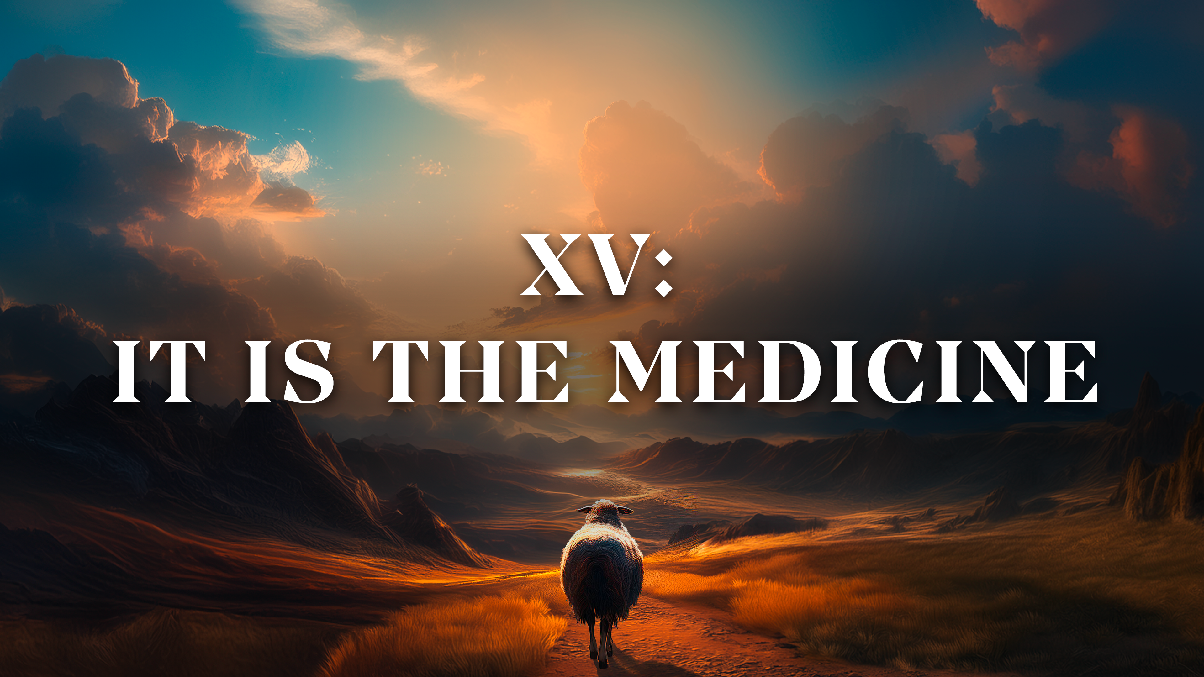 It is the Medicine - E.15 - Cancer Is Not Your Shepherd