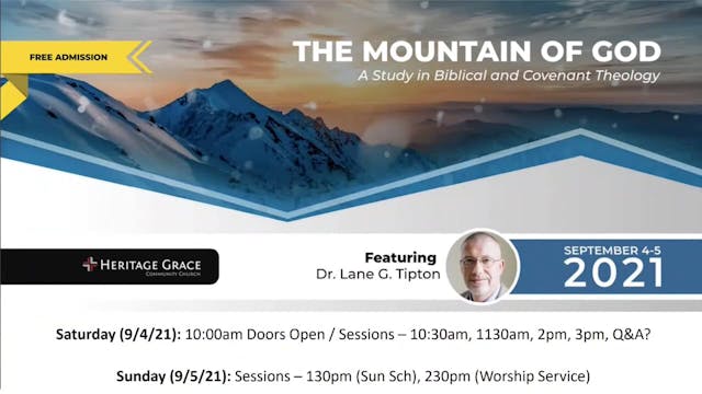 The Mountain of God - Sessions 3-4 - ...