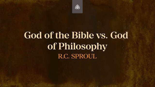 God of the Bible vs. God of Philosoph...