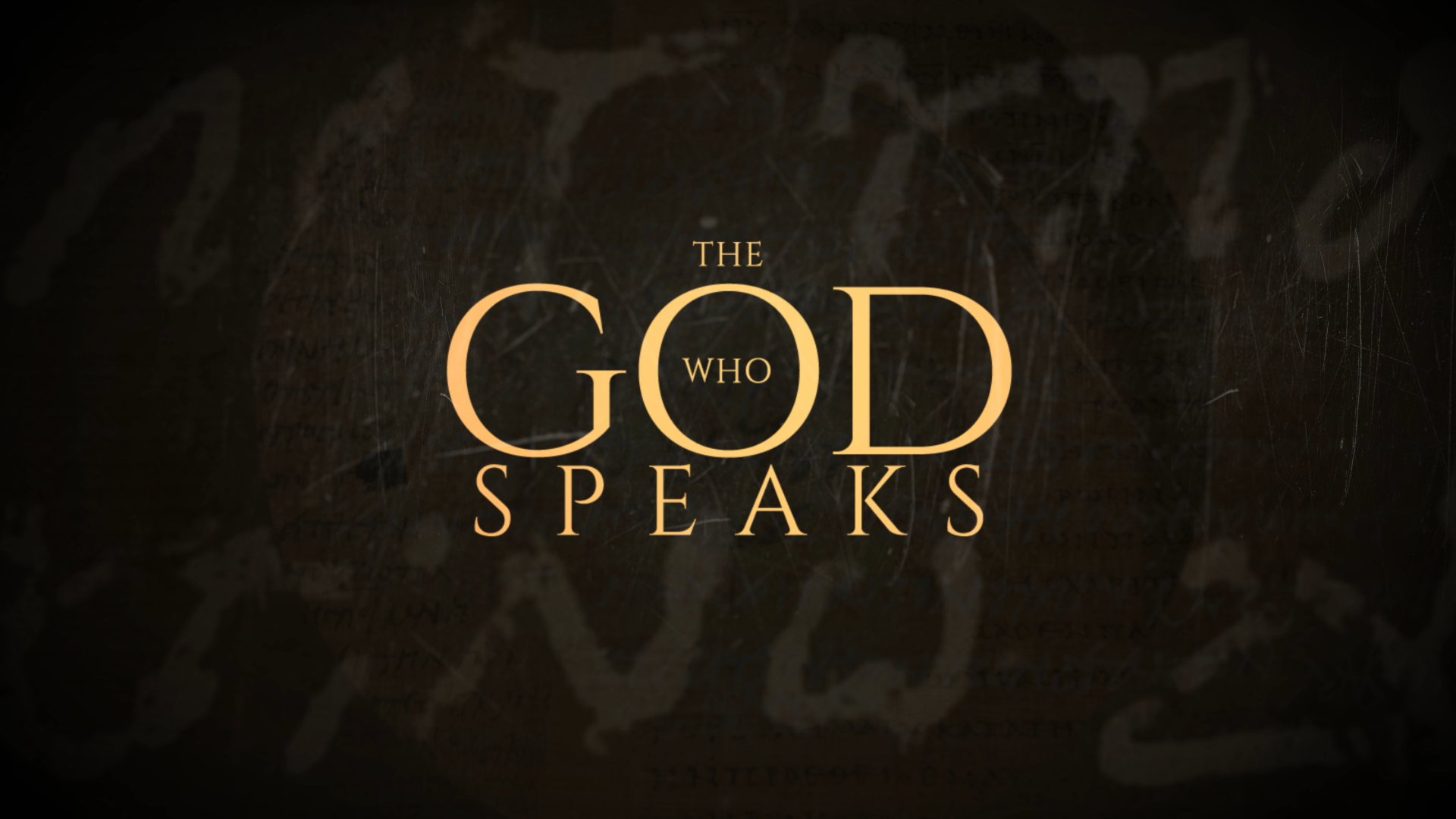 The God Who Speaks