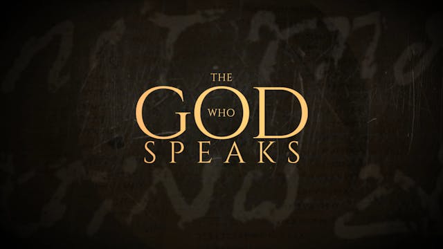 The God Who Speaks