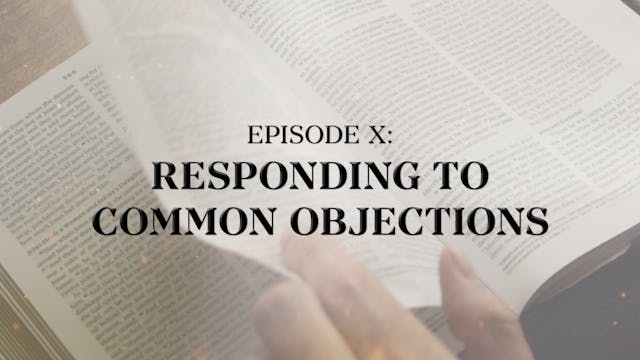 Responding to Common Objections - E.1...