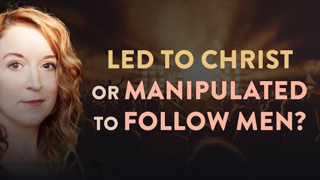 Are People Being Led to Christ or Man...