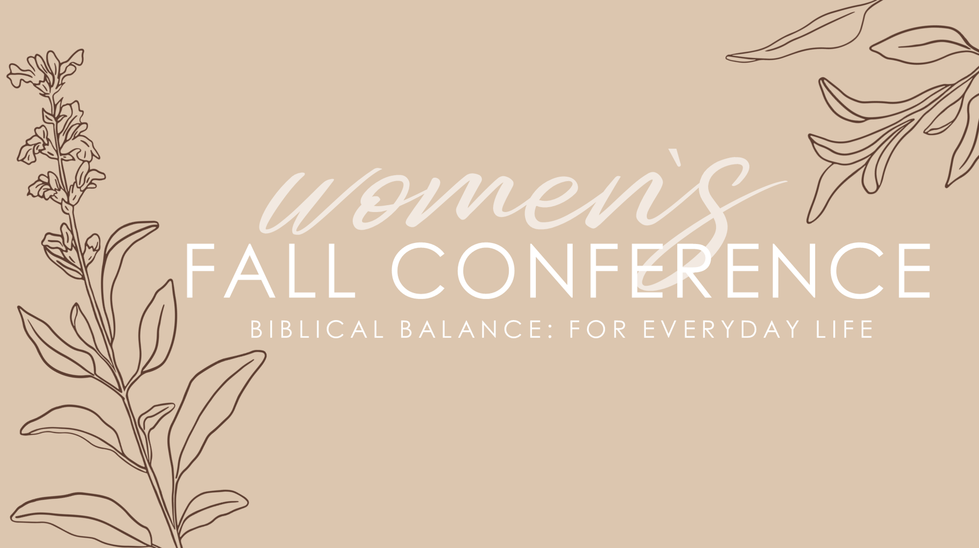 Women's Fall Conference | Countryside Bible Church - Day 1