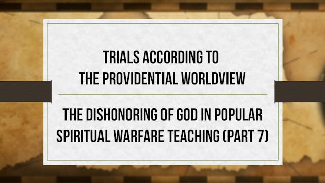Trials According to Providential Worl...