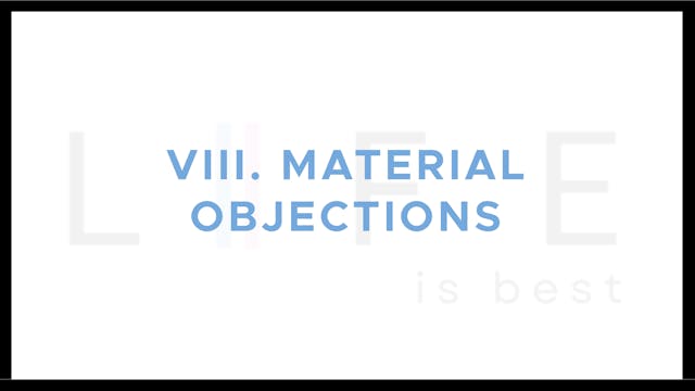 Material Objections - E.8 - Life Is B...