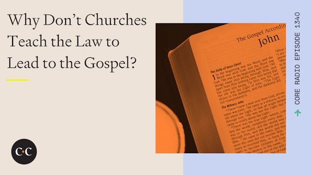 Why Don’t Churches Teach the Law to L...