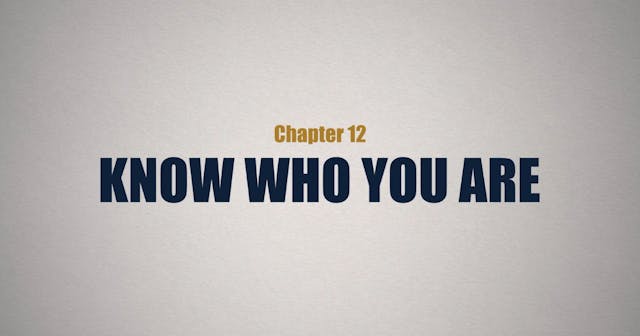 Know Who You Are - E.12 - Play the Ma...