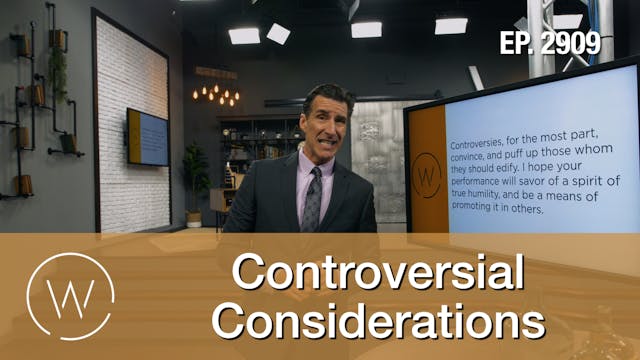 Controversial Considerations - E.7 - ...
