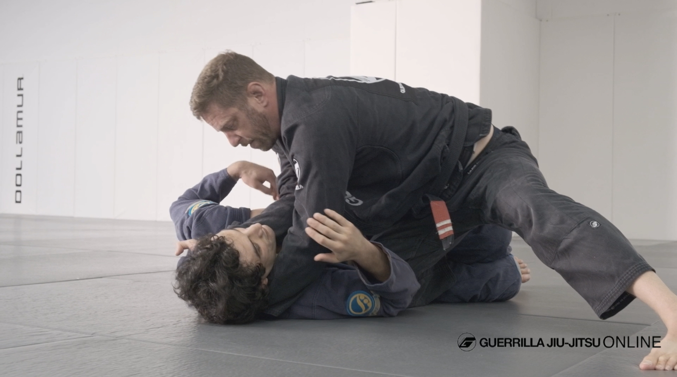 Passing Half Guard When Your Opponent Has The Under Hook To Baseball Choke