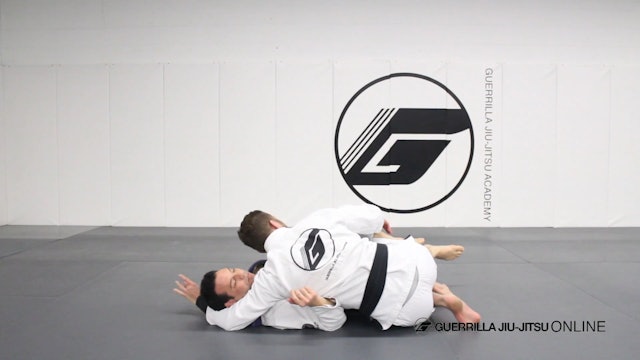 Half Guard - Right Pass to 3/4 Mount Entry