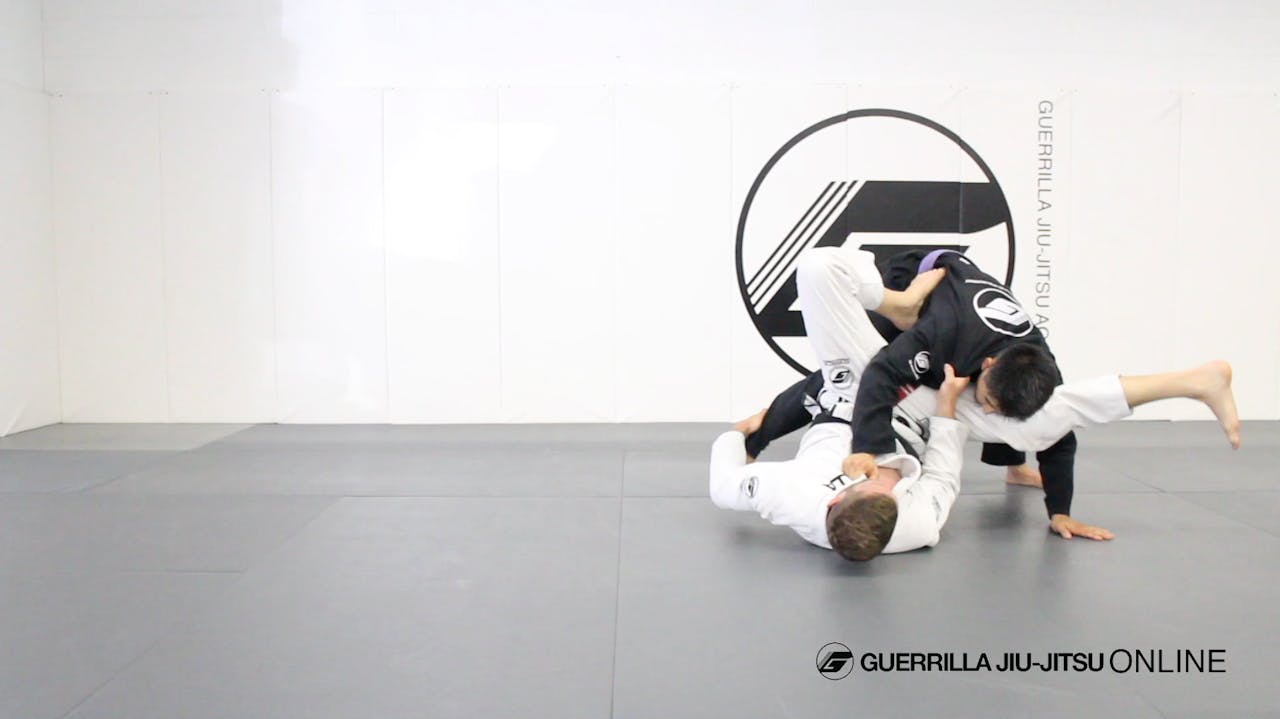 Comp Pull to De la Riva Guard Triangle Choke Guard Pulling for