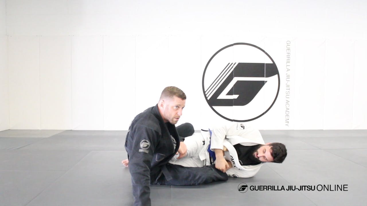 Basic Straight Ankle Lock Escape to the Back or Mount Guerrilla Jiu