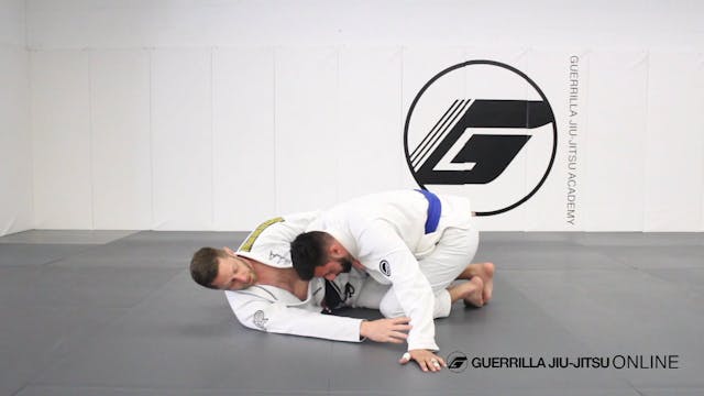 Half Guard: Hip Clamp to Triangle Choke