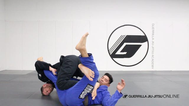 X-Guard - Back Roll Sweep with Gi