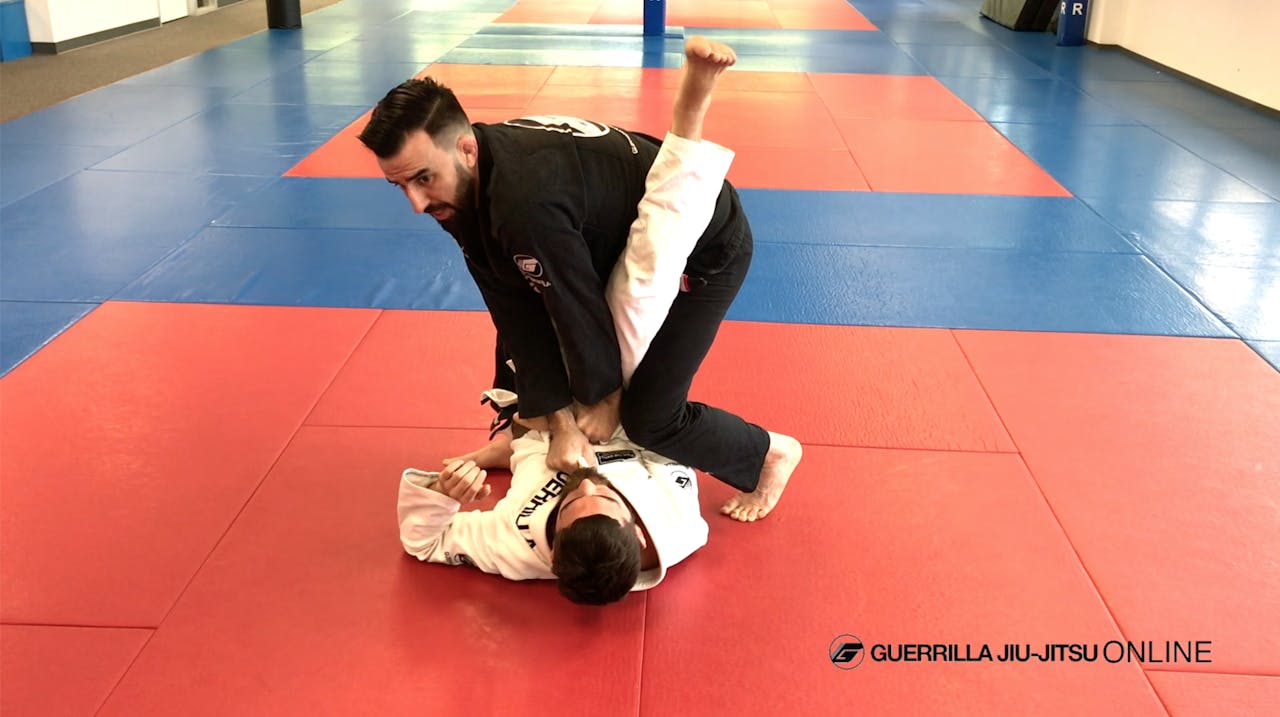 Closed Guard Knee on Hip Break Guerrilla JiuJitsu Online