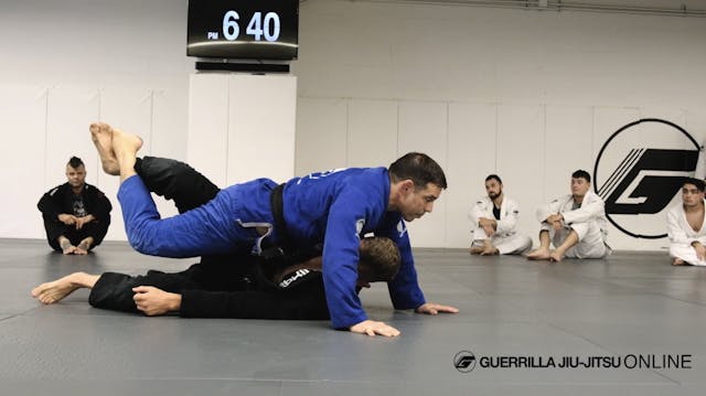 Mount Escape - Leg Lift To Half Guard