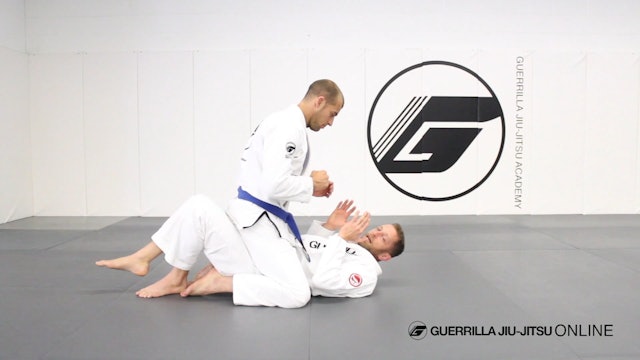 Defend Strikes and Escape Mount to Butterfly Guard