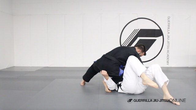 Escaping Knee on Belly Part 2 - Shin Trap To the Back