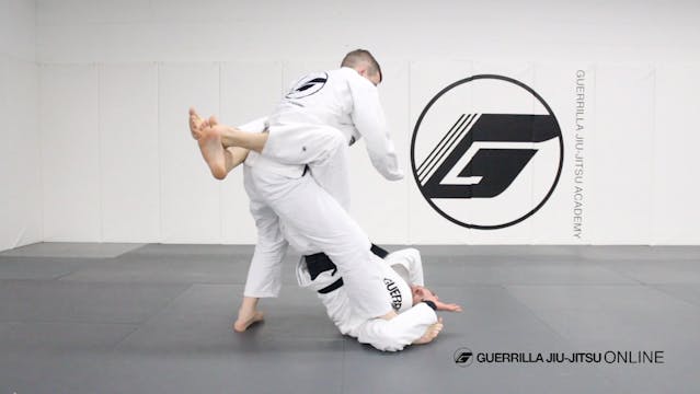 Closed Guard - Leg Trap Sweep to Mount