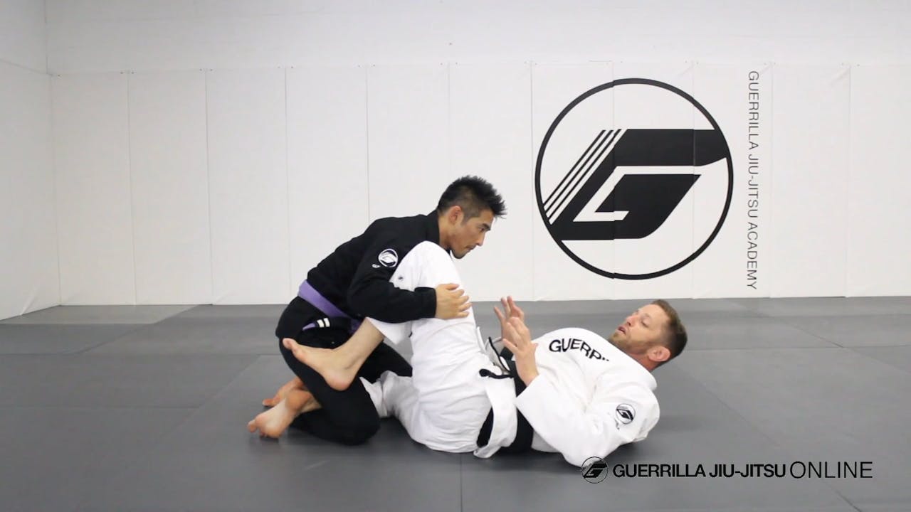 Knee Shield to Bow and Arrow Loop Choke Half Guard Knee Shield