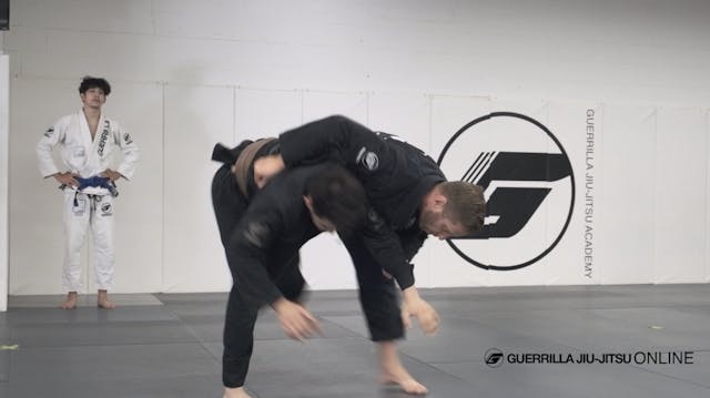 2 on 1 Grip - Using Uchi Mata to make...