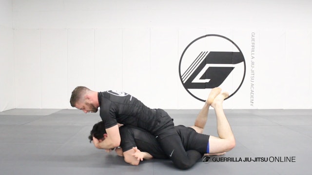 Setting Up D.O.D Back Attack from Knee Shield Half Guard.