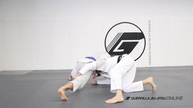 Escape side control to half guard usi...