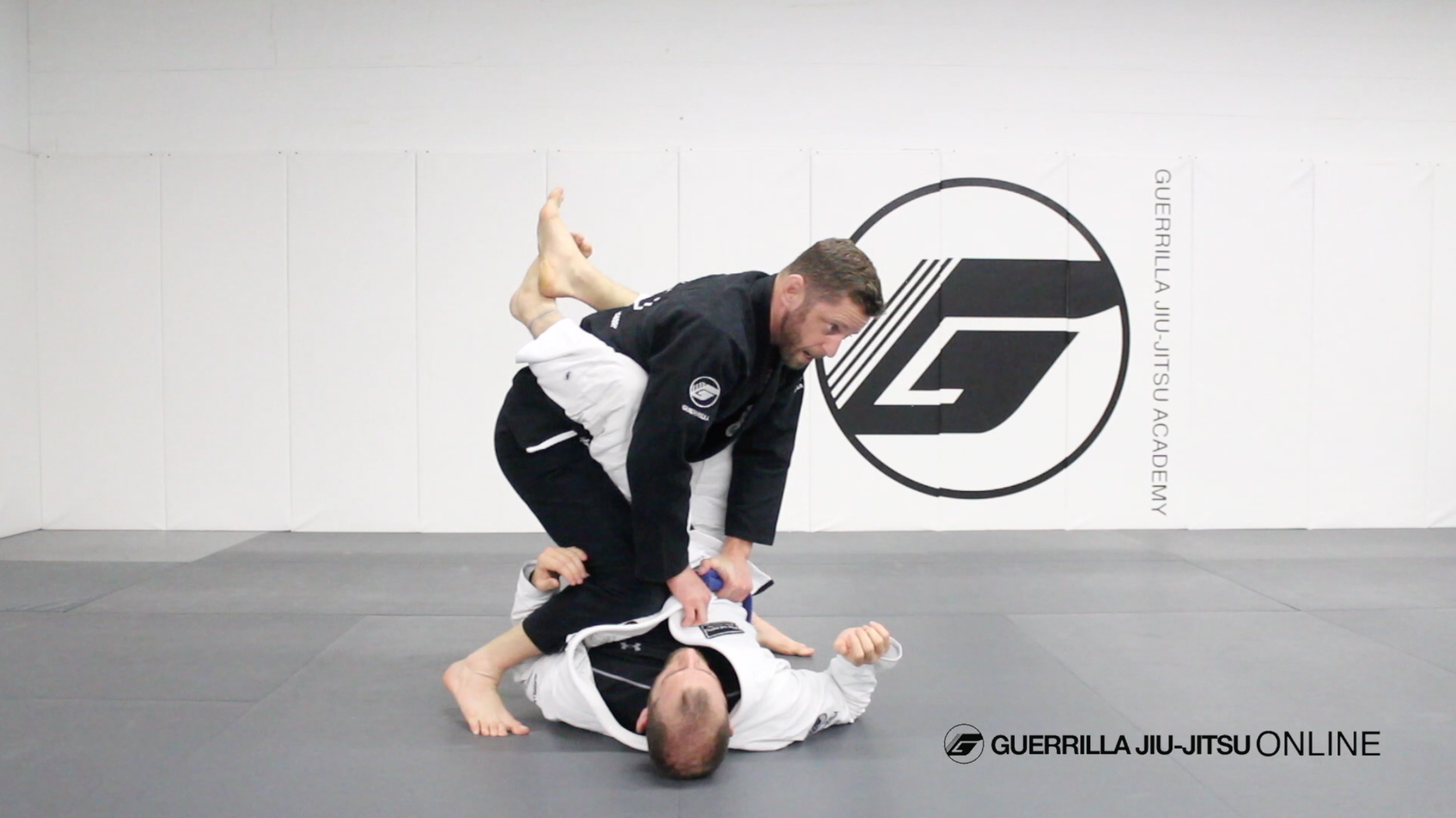 Counter the Closed Guard Leg Trap Sweep - To "Matrix" Pass