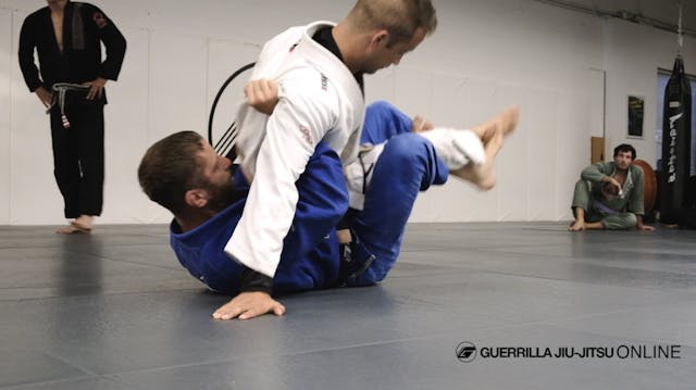 Half Guard - Countering The Back Step...