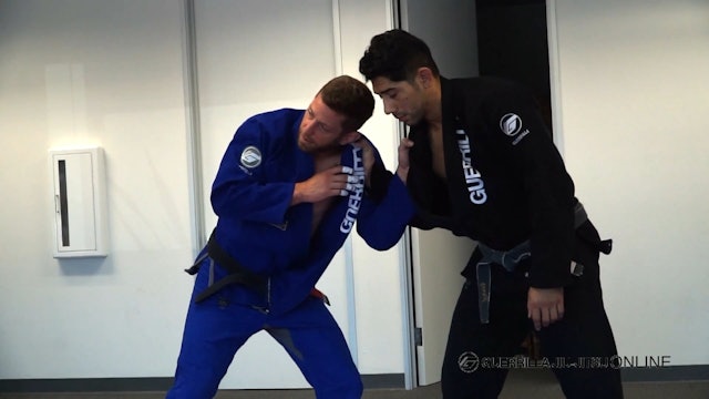Grip Fighting - Shut down a strong right hand lapel grip